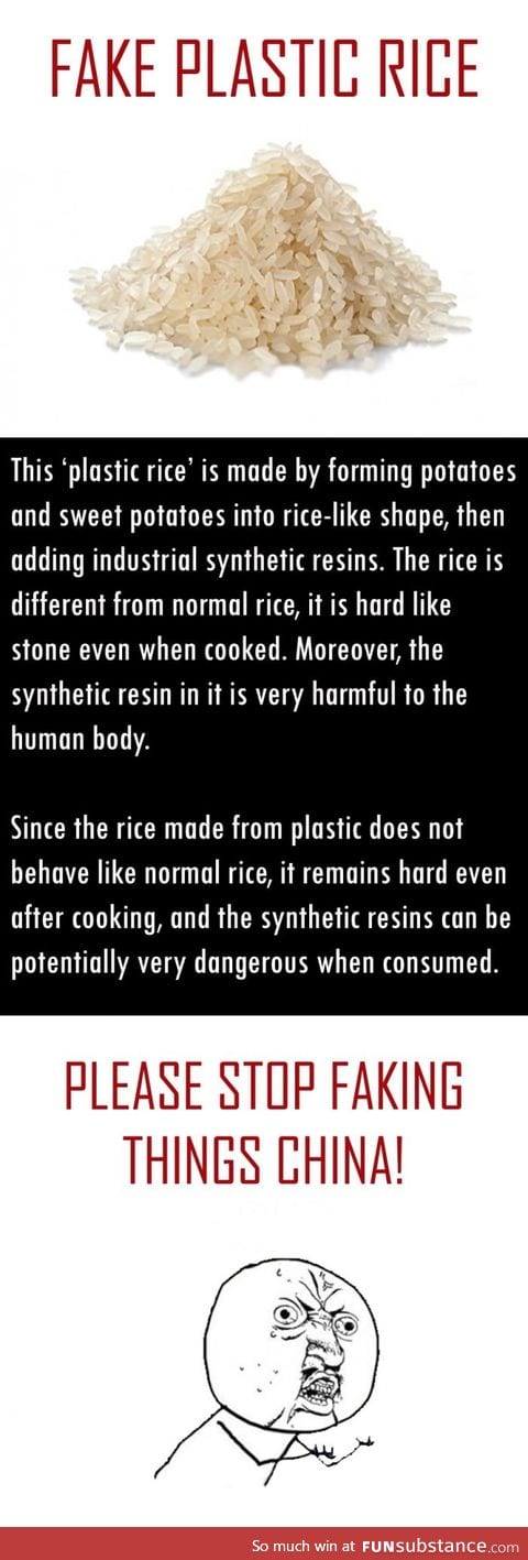 Fake Plastic Rice