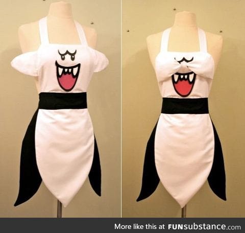 This adorable Boo Ghost apron is the perfect gift for your girlfriend