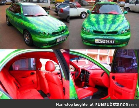 The Watermelon car
