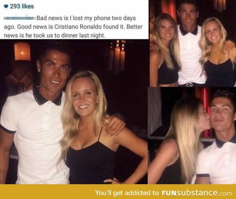 Good guy, Cristiano Ronaldo!