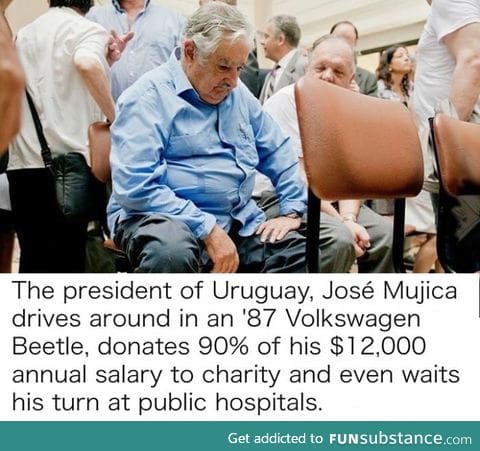 I present you the real 'Real MVP' - President of Uruguay, Jose Mujica