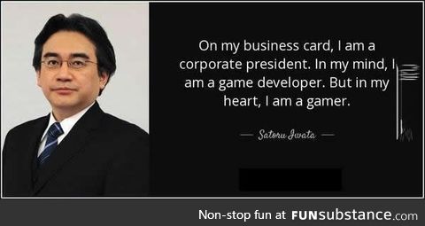 Rip satoru iwata (1959-2015), Nintendo CEO