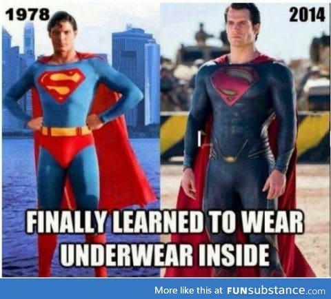 Superman has learned, at last