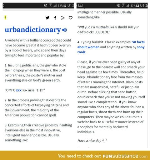 Looking up Urban Dictionary in the Urban Dictionary