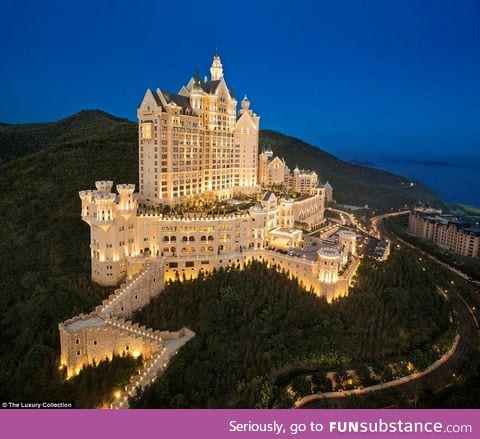 Hotel that looks like a castle in China