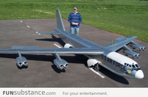 This is a pretty big radio controlled model plane