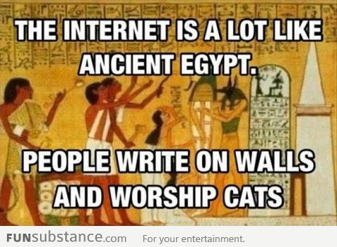 Internet vs Ancient Egypt