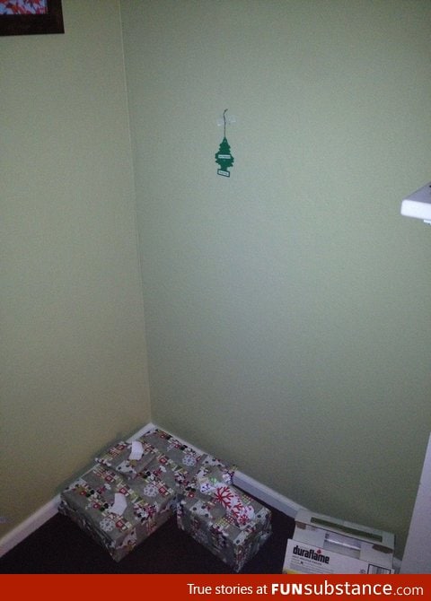 When you're too poor for a Christmas Tree