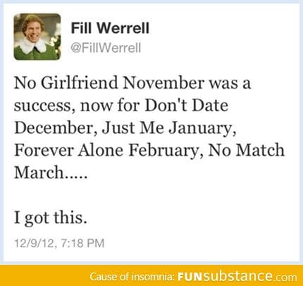 No girlfriend november