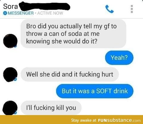 It's a Soft Drink