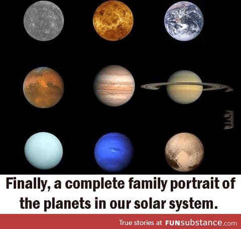 The solar system's family photo is finally complete!