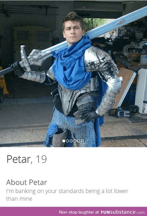 Awesome/funny tinder profile