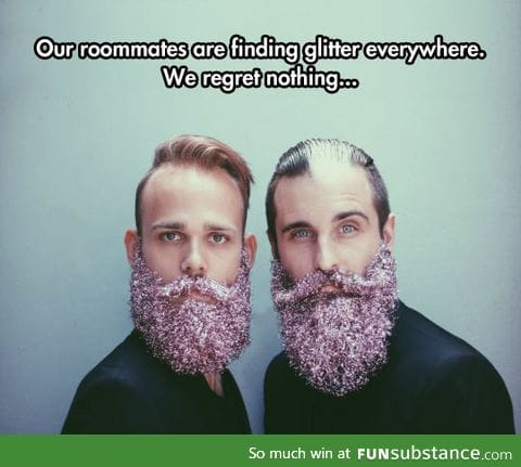 Fabulous glitter beards