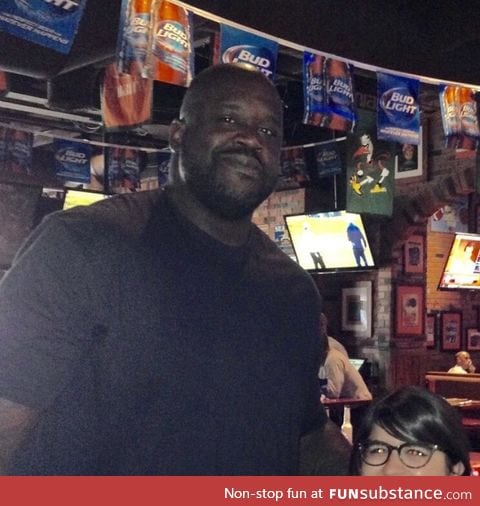 "I met Shaq"