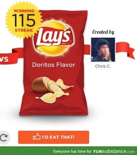 Trolling Lay's in the flavor contest