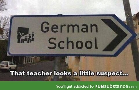 Meet your new teacher, Mr Führer