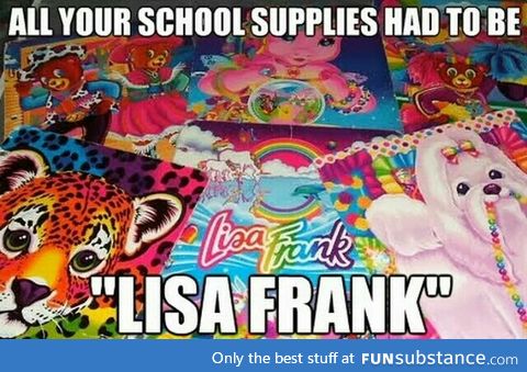 Lisa Frank. Aaah, the memories.