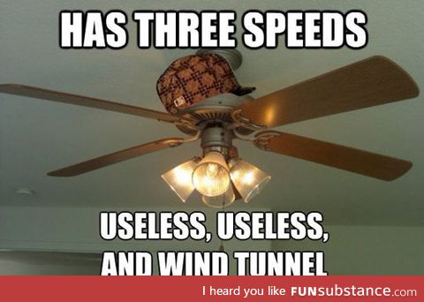 Every ceiling fan in existence