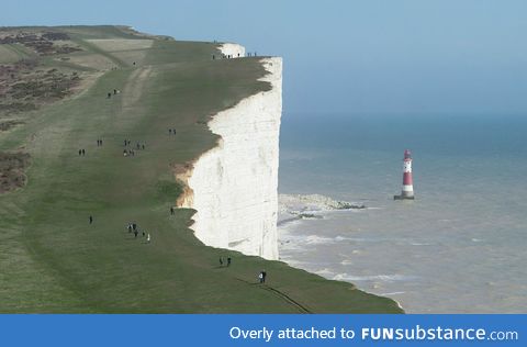 On the Seven Sisters cliffs