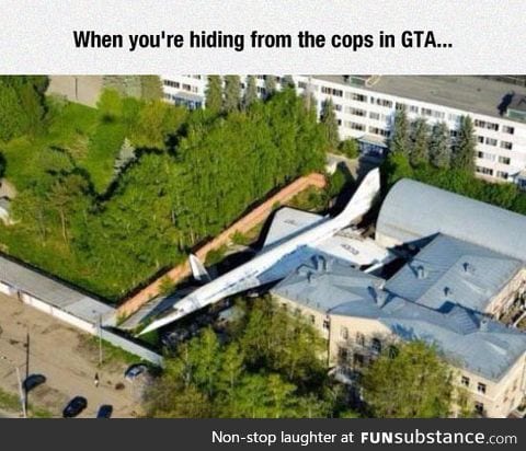 Hiding from the cops in GTA