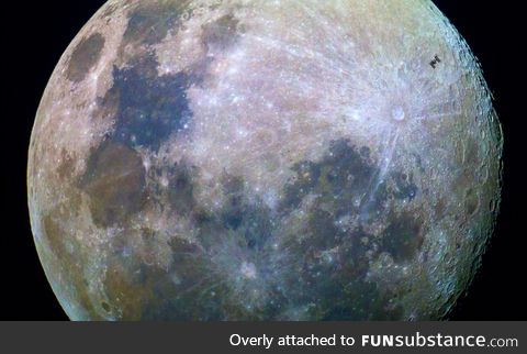 Enhanced Color Image of The Moon