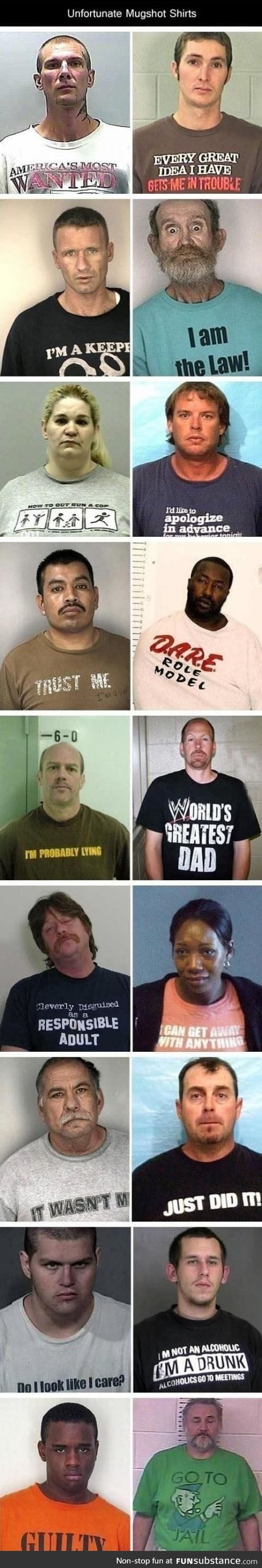 Unfortunate Mug shots