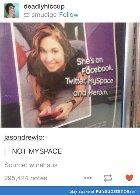 NOT MYSPACE