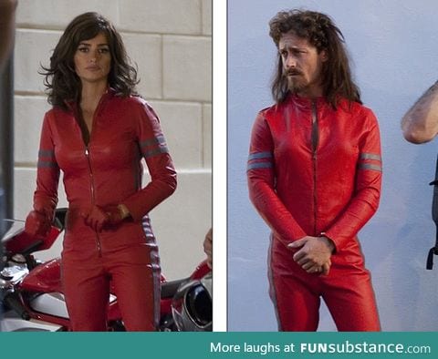 Penelope Cruz's stunt double for Zoolander 2