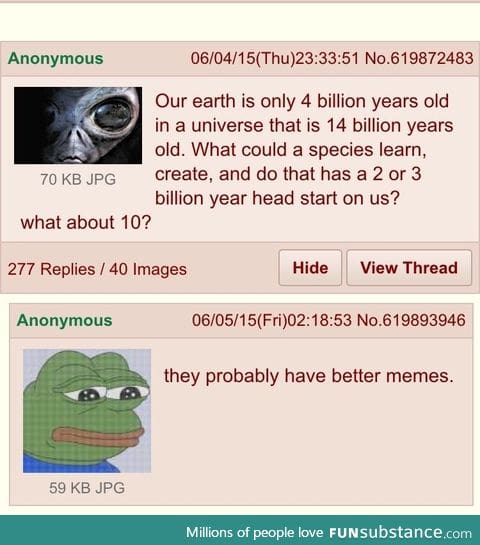 Anon on aliens