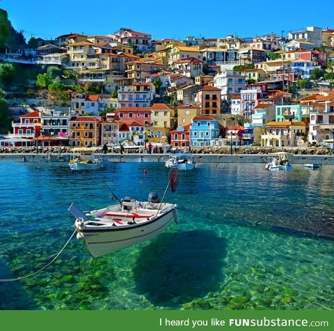 The spectacular town of Parga, Greece