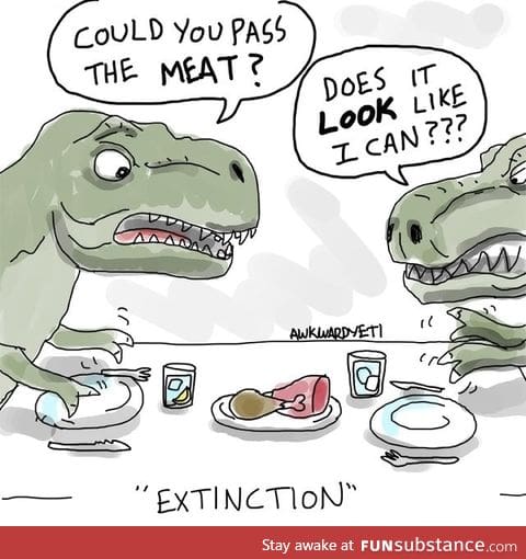 T-rex dinner