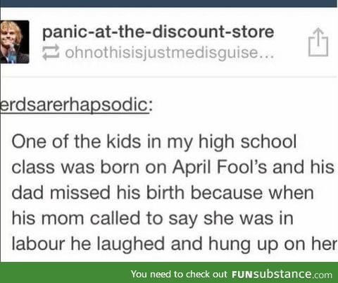 April fools!