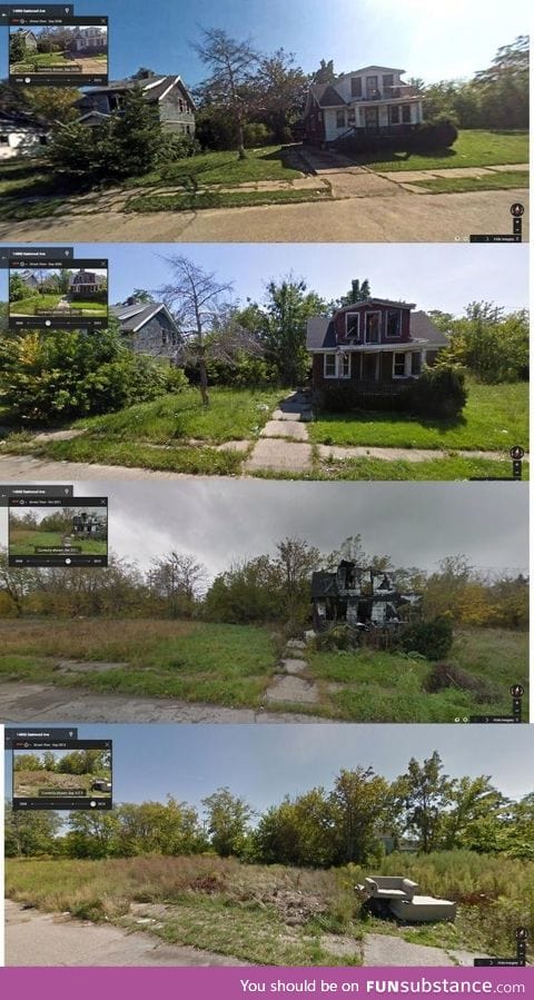 One house, five years. How Detroit has changed over the years