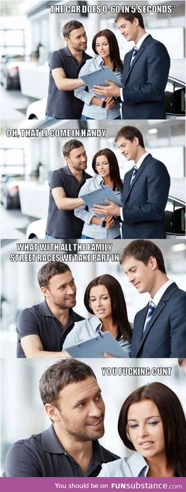 Scumbag car salesman