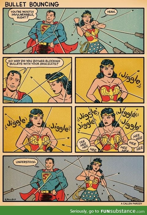 Wonder Woman has big boob problems