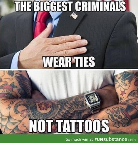 The biggest criminals