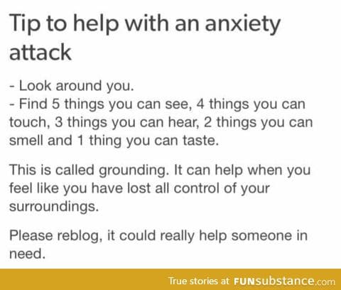 How to deal with an anxiety attack