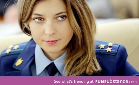 Natalia Poklonskaya, possibly the next president of the Russian Federation