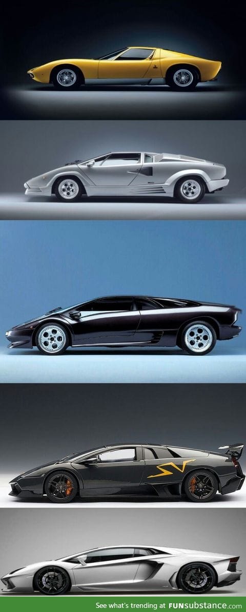 Five generations of the Lamborghini family