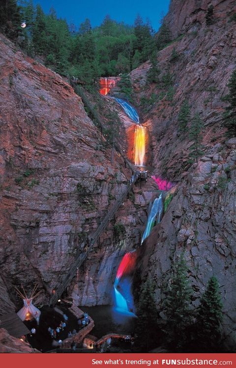 Seven falls, colorado springs