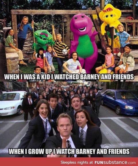 Barney and his friends