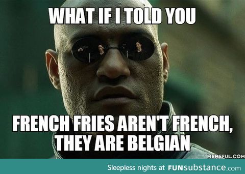Belgian fries in fact