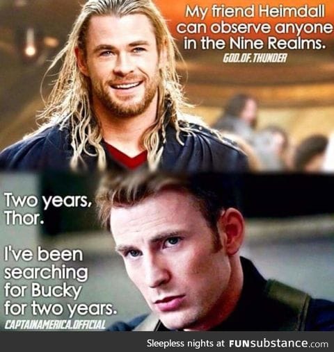 Scumbag Thor didn't help Captain America