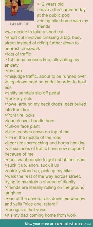 Anon tries to cross traffic