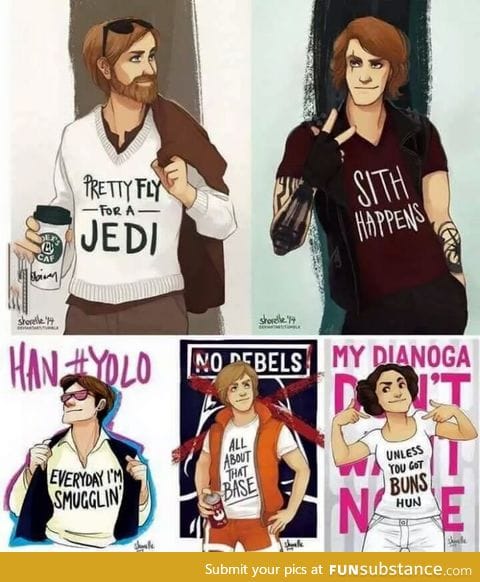 Star Wars t-shirts