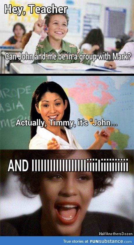 Gosh, Timmy, get it right!