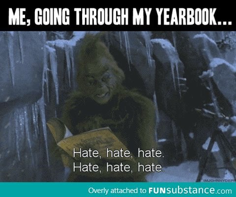 Going through my yearbook