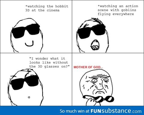 Everytime I watch a film in 3D