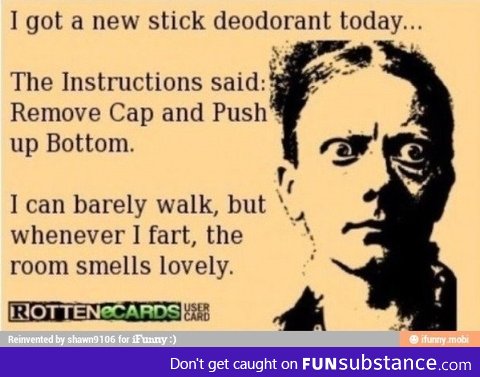 Stick deodorant