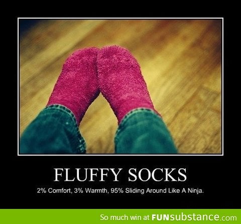 Fluffy socks